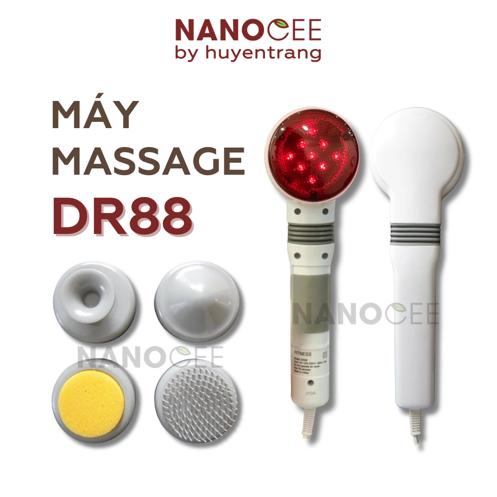 Máy Massage DR88 4 Đầu Làm Nóng, Rung Massage Body