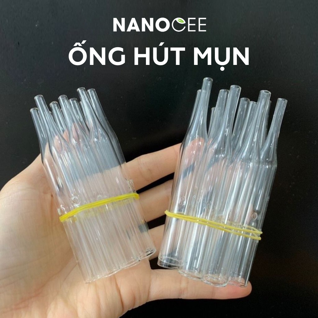 Ống Hút Mụn Tròn Thủy Tinh – Dụng Cụ Hút Mụn Cho Spa