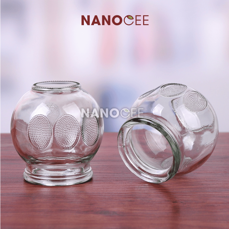 Bộ 16 Cốc Giác Hơi Thủy Tinh Dùng Lửa – Combo Nhiều Size Lớn Cho Spa