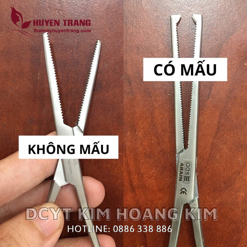 Panh Y Tế 12, 14, 16, 18, 20cm Thẳng / Cong, Có Mấu / Không Mấu, Kéo Cắt Chỉ - Chính Hãng PAKISTAN NANOCEE