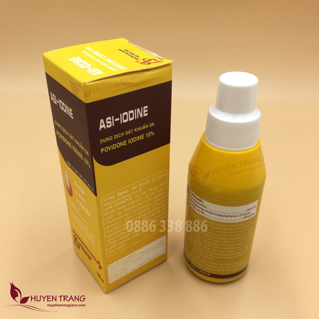 Dung Dịch Sát Khuẩn Da Povidone Chai Cồn Đỏ 100ml