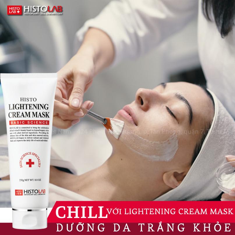 Ủ Trắng Histolab Lightening Cream Mask 250G – Mặt Nạ Dưỡng Da Sáng Mịn