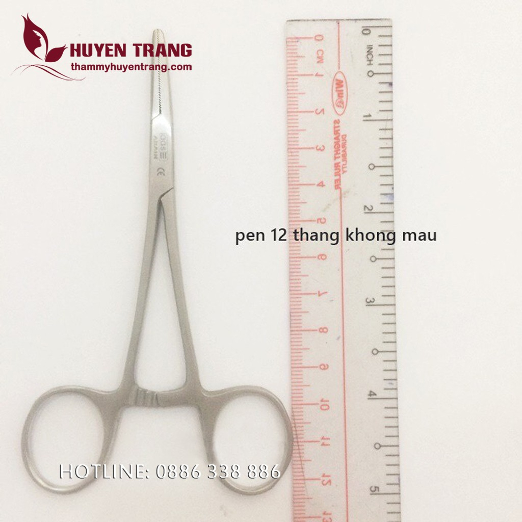 Panh Y Tế 12, 14, 16, 18, 20cm Thẳng / Cong, Có Mấu / Không Mấu, Kéo Cắt Chỉ - Chính Hãng PAKISTAN NANOCEE