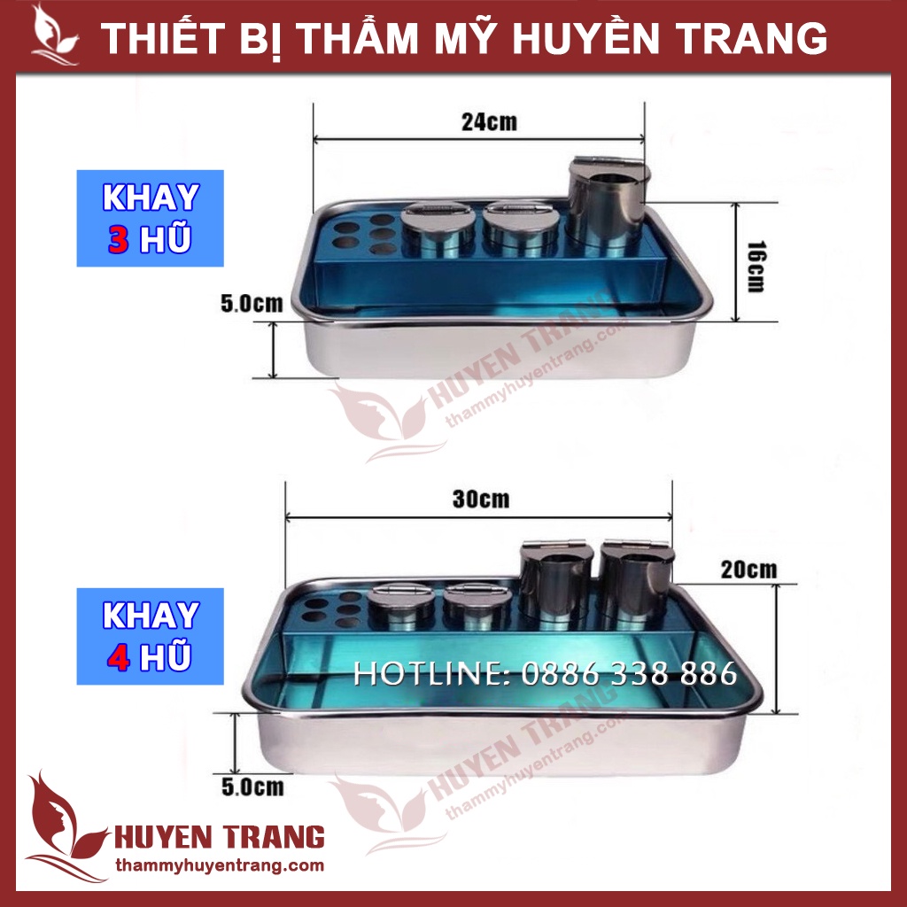 Khay Inox Chữ Nhật Đa Năng Dùng Đựng: Bông, Kéo, Panh Y Tế, Dụng Cụ Spa, Dụng Cụ Y Tế, Ống Nghiệm, Ống Trữ Máu...