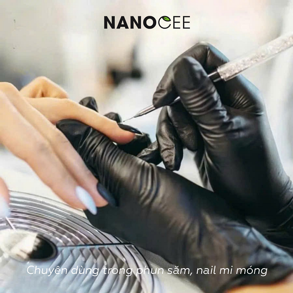 Găng Tay Cao Su Y Tế Không Bột Trong Spa, Phun Xăm, Thẩm Mỹ - Hộp 100 Chiếc