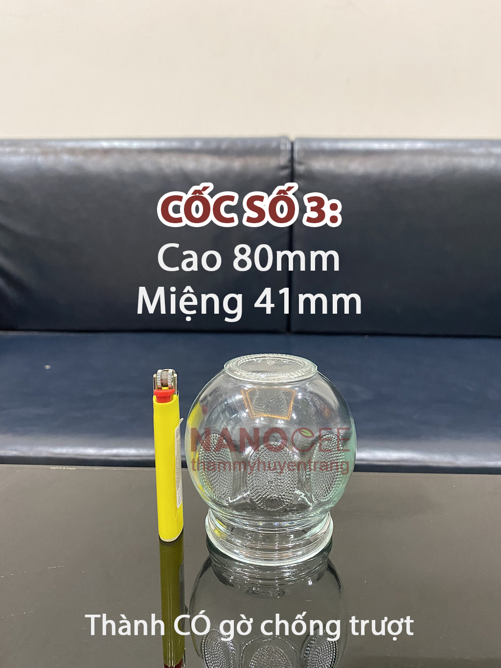 Bộ 12 Cốc Giác Hơi Thủy Tinh Dùng Lửa – Combo Tiện Dụng Cho Spa Dưỡng Sinh
