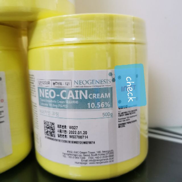 Kem ủ tê Neo Cain 10.56% Hàn Quốc