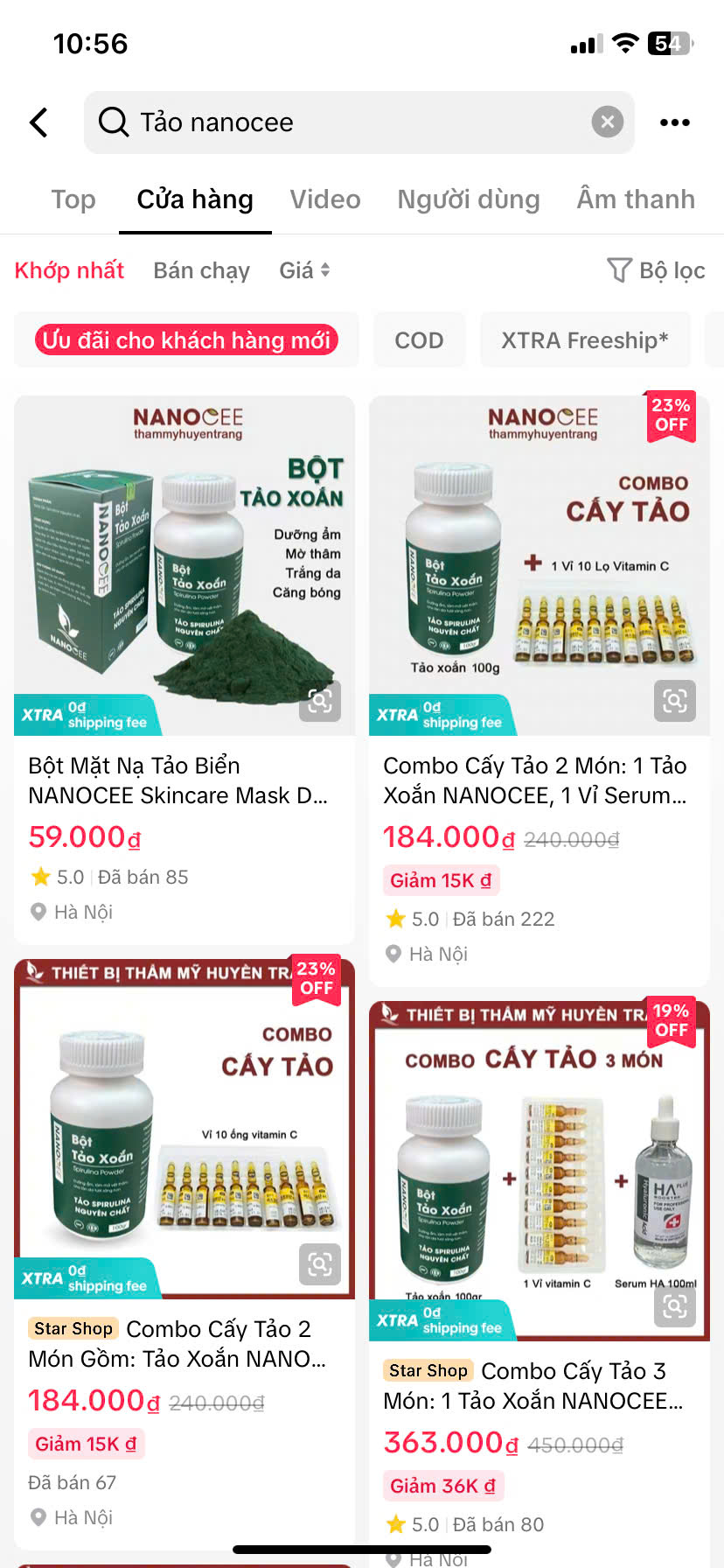 Tảo Cốm Spirulina Nanocee (Tảo Xoắn) Tăng độ săn chắc và đàn hồi, tái tạo làn da