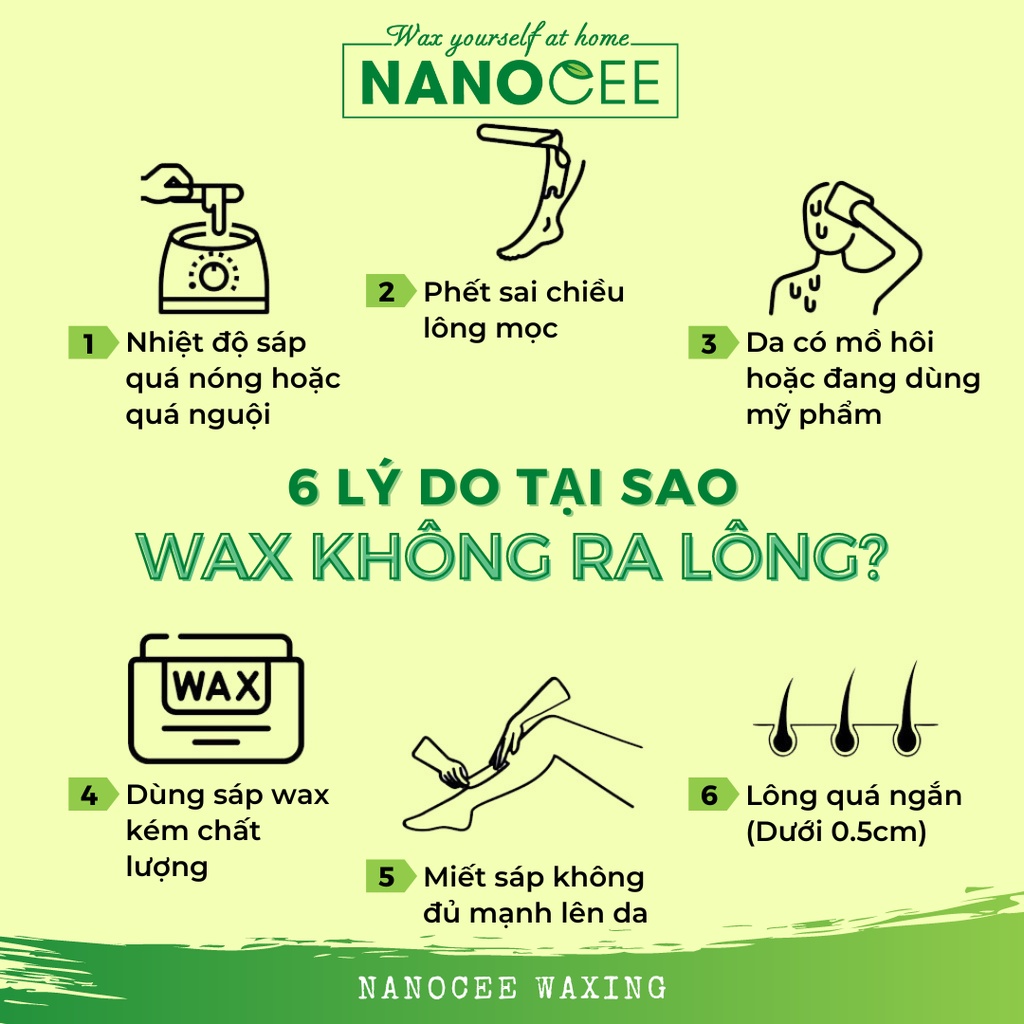 Sáp Wax Lông Hạt Đậu Giá Sỉ, Tẩy Lông Nách, Ria Mép, Lông Bikini, Tay Chân, Wat Bi - Thẩm Mỹ Huyền Trang NANOCEE