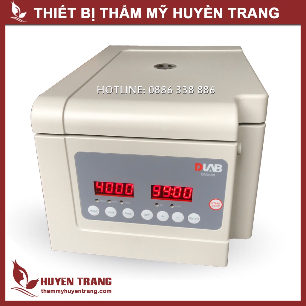 Máy Ly Tâm Điện Tử DLAB DM0408 Hàng Cao Cấp Bảo Hành Công Ty - Thẩm Mỹ Huyền Trang NANOCEE