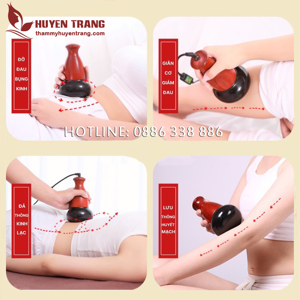Máy Massage Đá Nóng Đả Thông Kinh Lạc – Đá Nóng Điện Cho Spa Và Gia Đình
