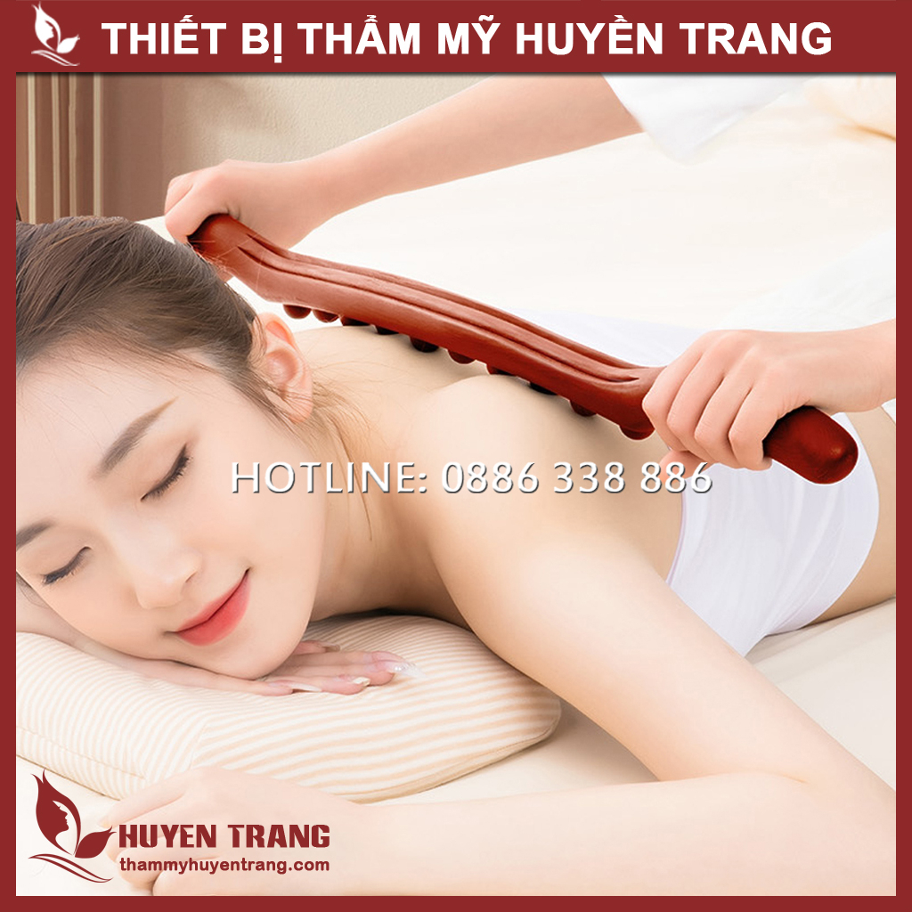 Gậy Gỗ Đánh Tan Mỡ Bụng, Massage Body Đả Thông Kinh Lạc, Gậy Gỗ Giảm Béo Dùng Trong Spa Dưỡng Sinh