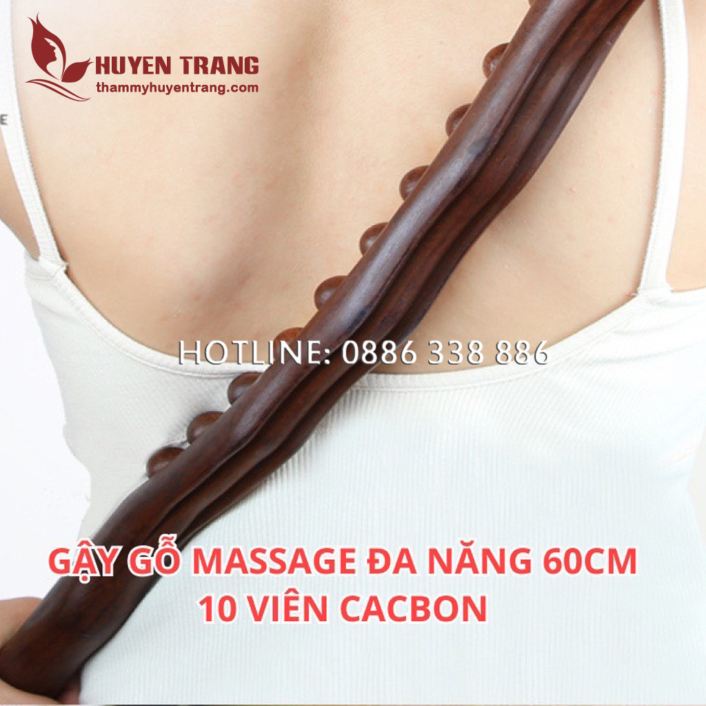 Gậy Gỗ Đánh Tan Mỡ Bụng, Massage Body Đả Thông Kinh Lạc, Gậy Gỗ Giảm Béo Dùng Trong Spa Dưỡng Sinh