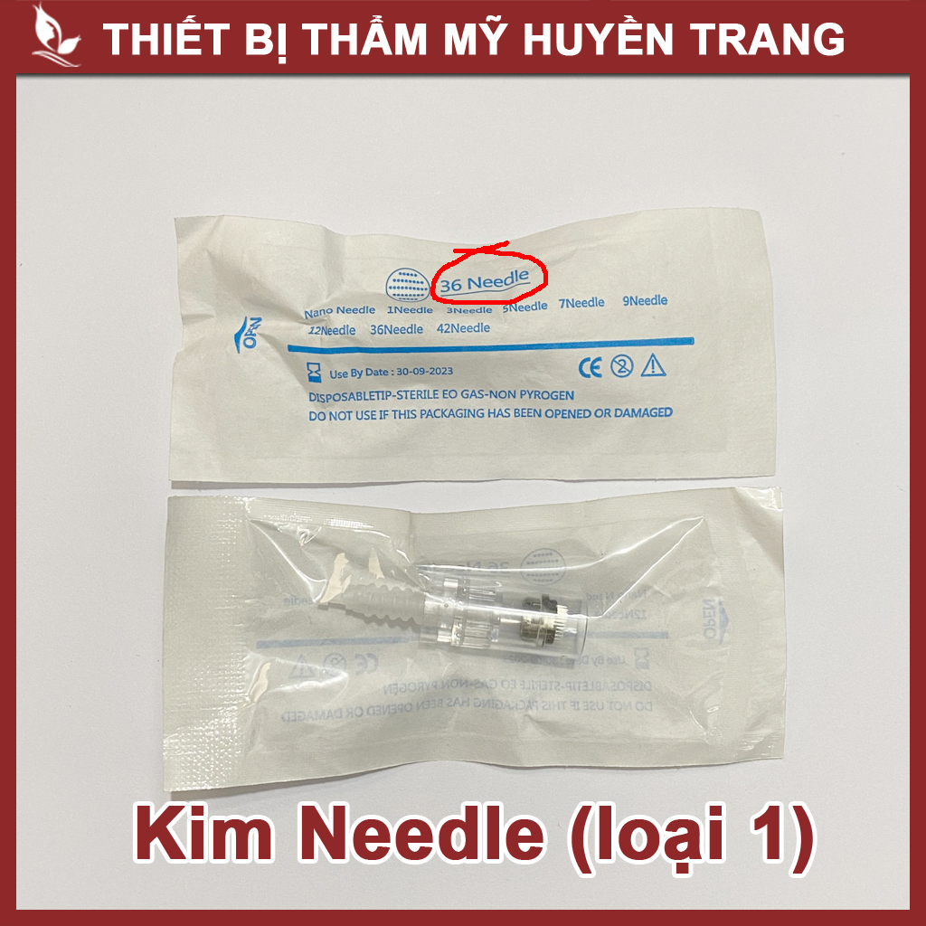 Đầu Kim Nano Trắng Kim 12 Kim 36 cho Máy Phi Kim, Máy Lăn Kim Dr Pen Siêu Rẻ Thẩm Mỹ Huyền Trang NANOCEE