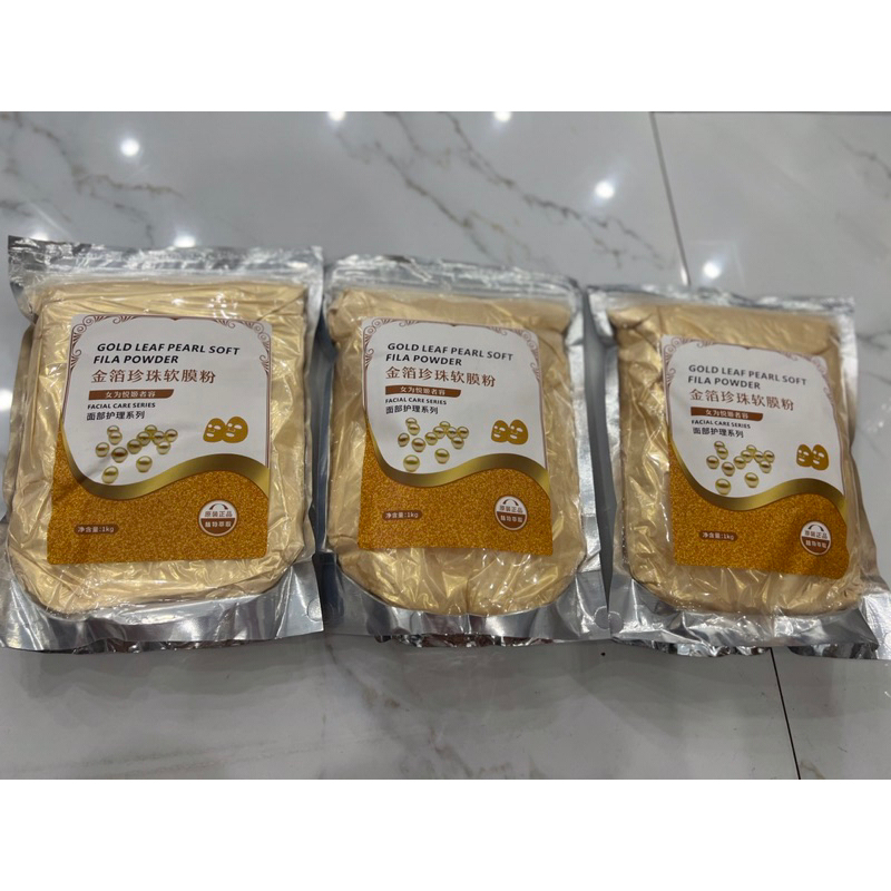 Bột Mặt Nạ Ngọc Trai Lá Vàng GOLDEN MASK - Thẩm Mỹ Huyền Trang NANOCEE