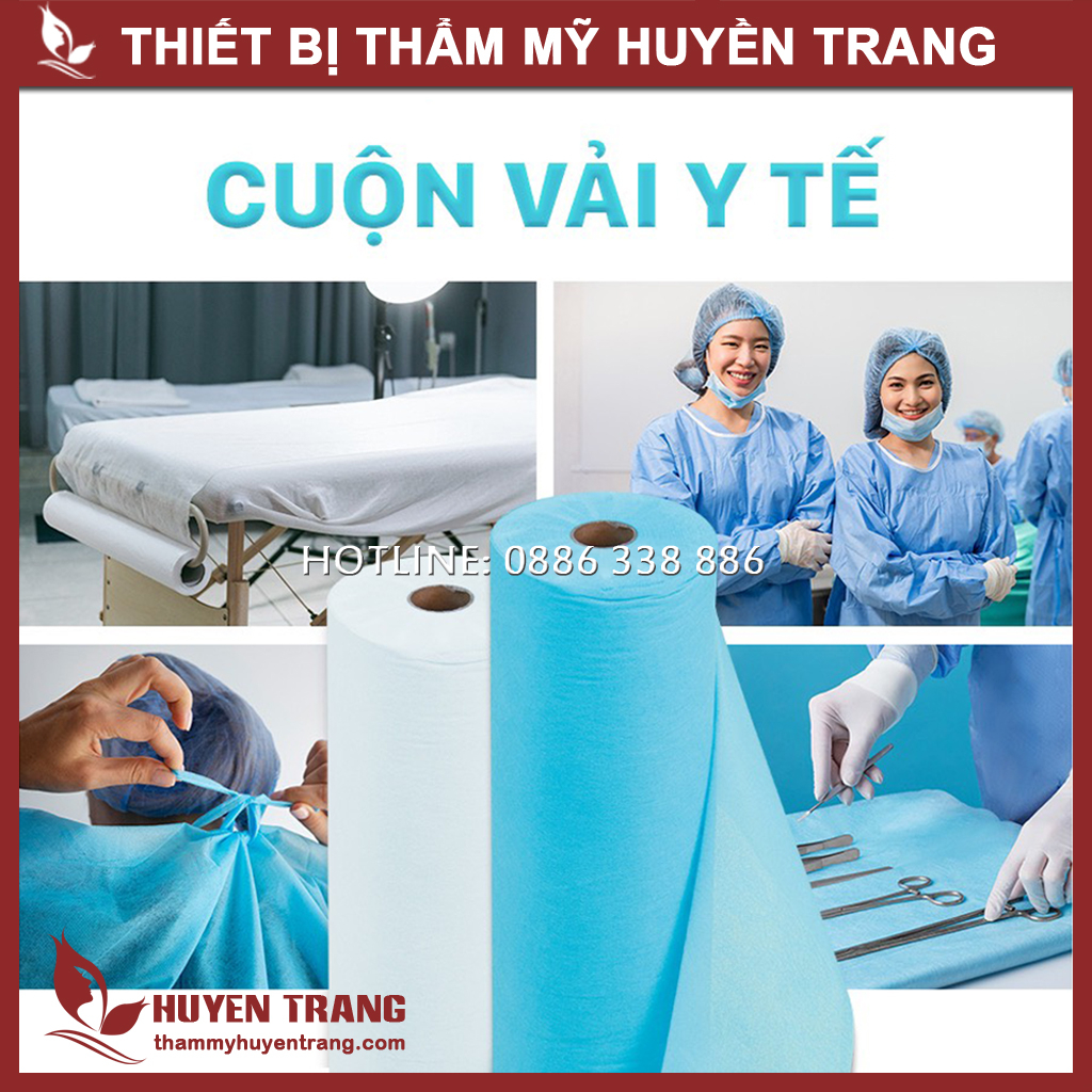 Săng Mổ Cuộn Vải Không Dệt Dùng 1 Lần, Trải Giường Spa, Kháng Khuẩn Tiện Lợi 30gsm