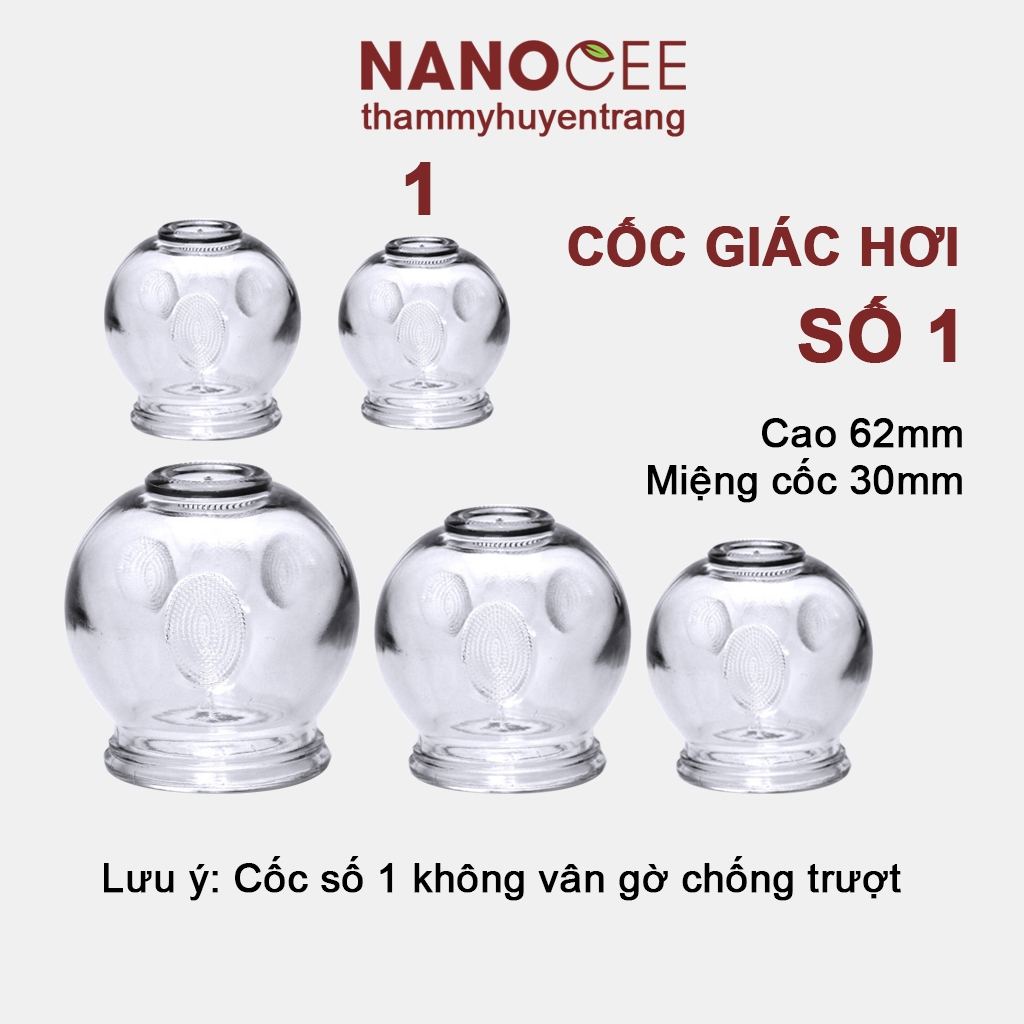 Cốc Giác Hơi Thủy Tinh
