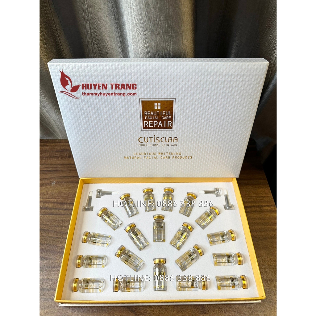 Tế Bào Gốc Hàn Quốc CUTISCURA Trắng Da (10ml/lọ) - Thẩm Mỹ Huyền Trang NANOCEE