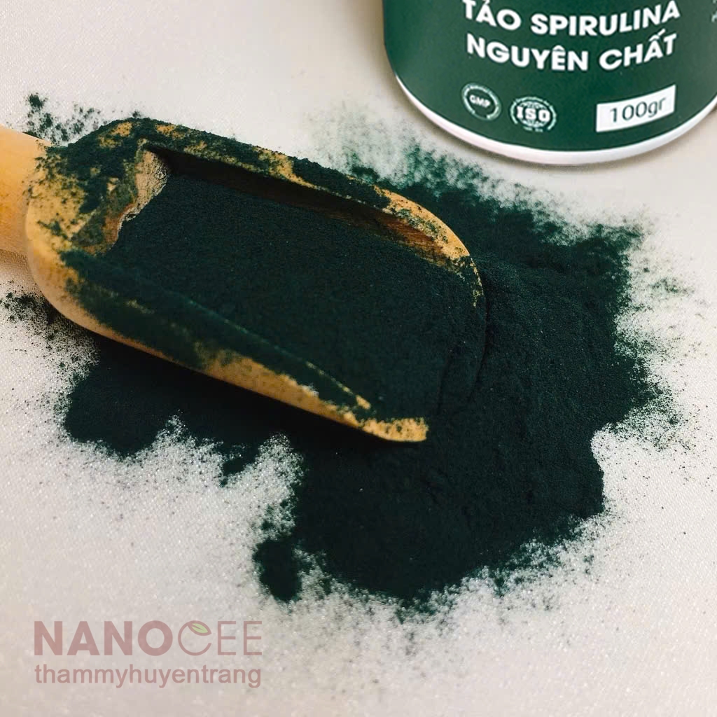 Bột Mặt Nạ Tảo Xoắn NANOCEE (Đắp Mặt/Phi Kim) - Trắng Da, Mịn Da & Căng Bóng