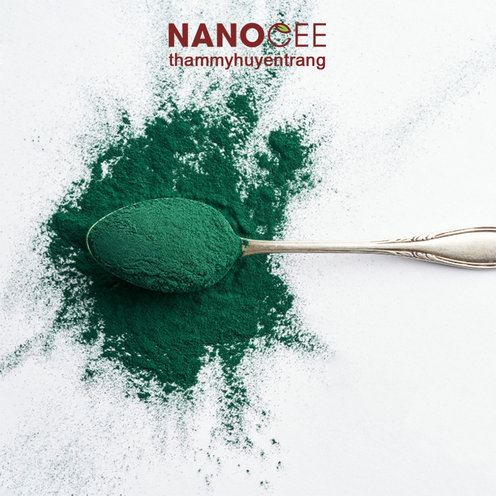 Bột Mặt Nạ Tảo Xoắn NANOCEE (Đắp Mặt/Phi Kim) - Trắng Da, Mịn Da & Căng Bóng