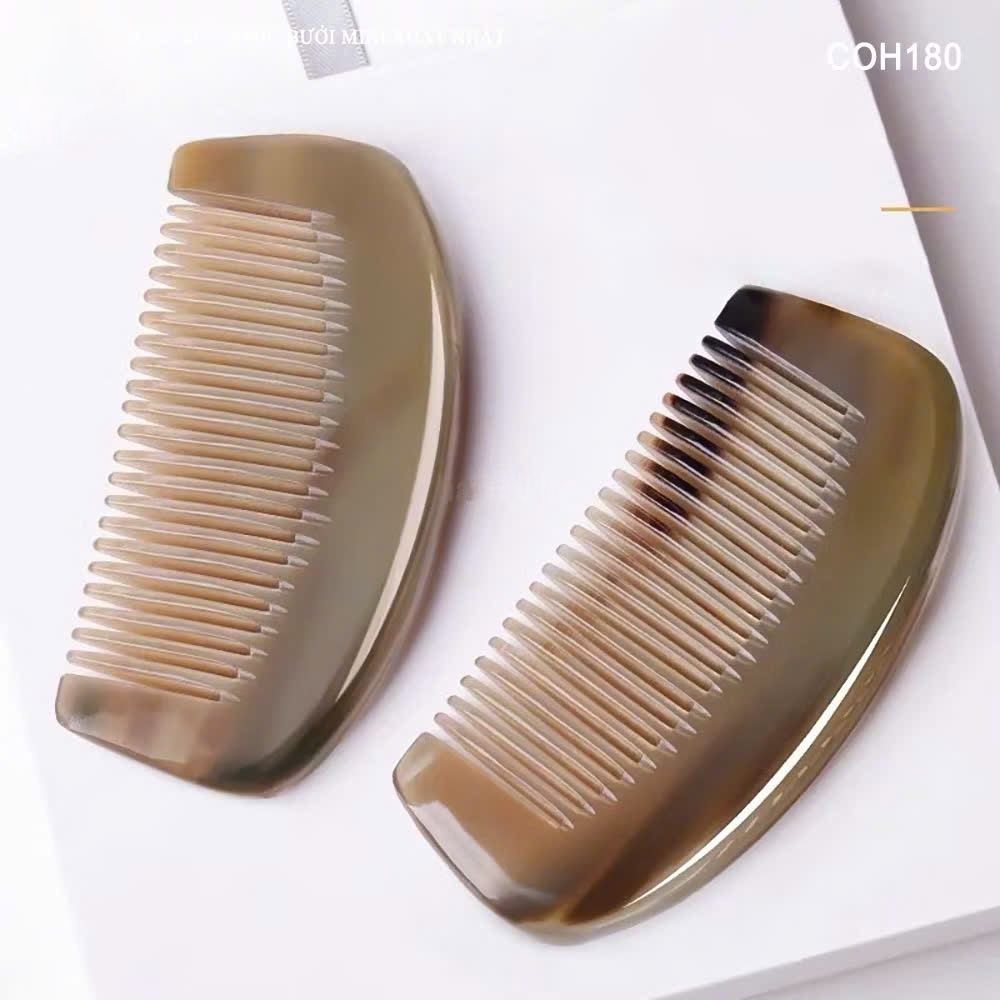Lược sừng COH180 - hình múi bưởi XS-9cm