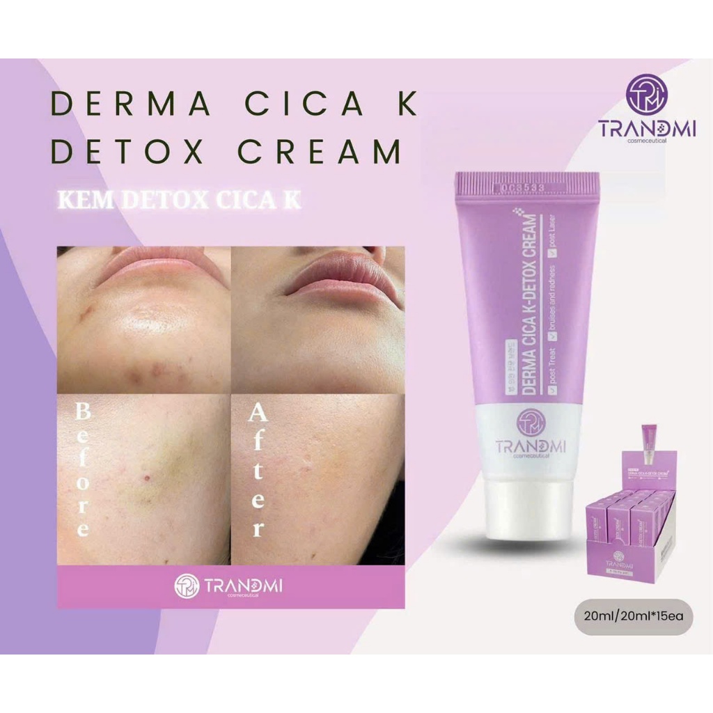 Kem dưỡng da Trandmi Derma Cica K - Detox Cream 20ml