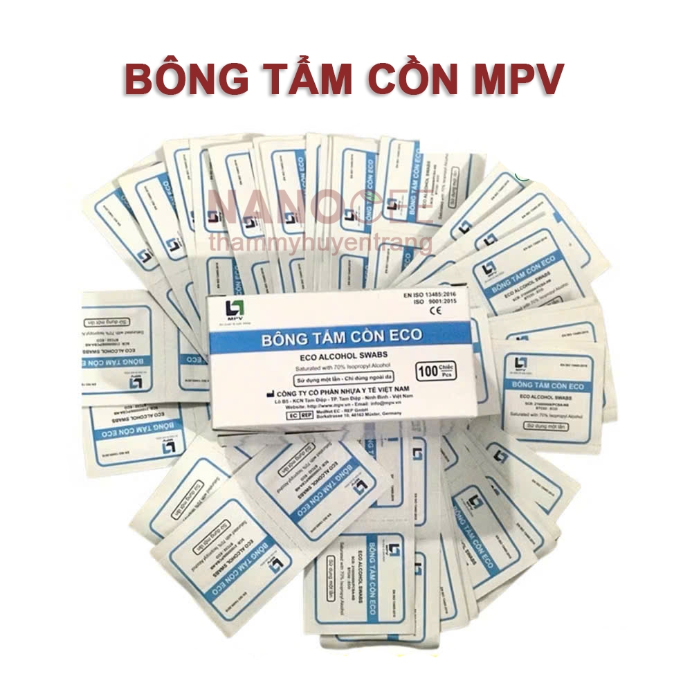 Bông Tẩm Cồn ECO-MPV (100 Miếng)