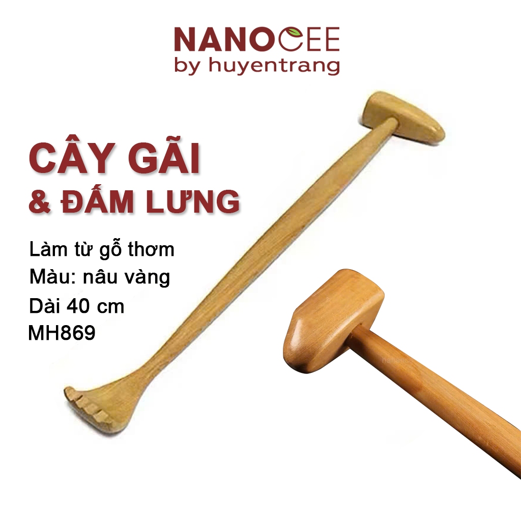 Cây gãi và đấm lưng bằng gỗ MH869