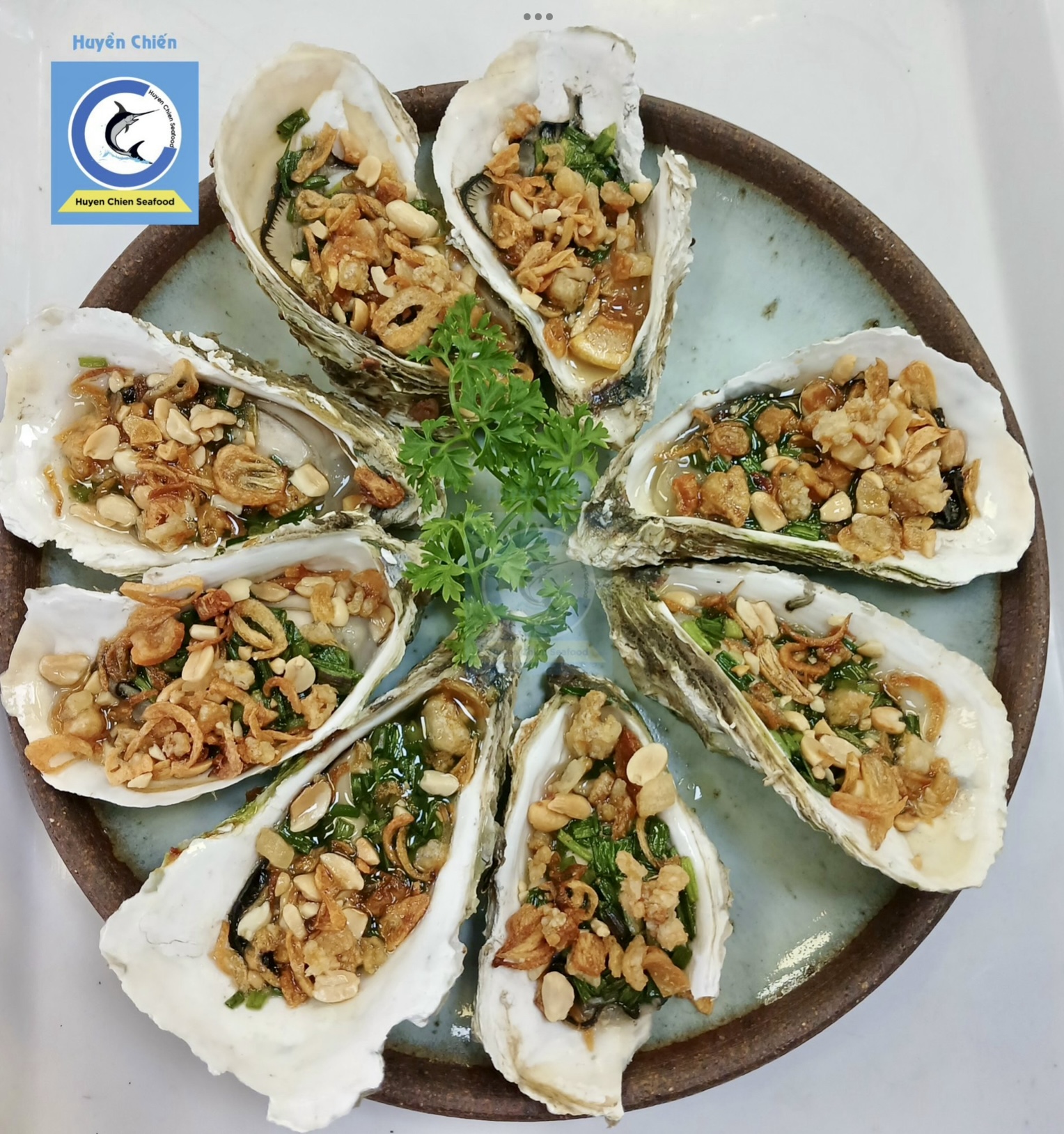 Hàu Nướng Mỡ Hành