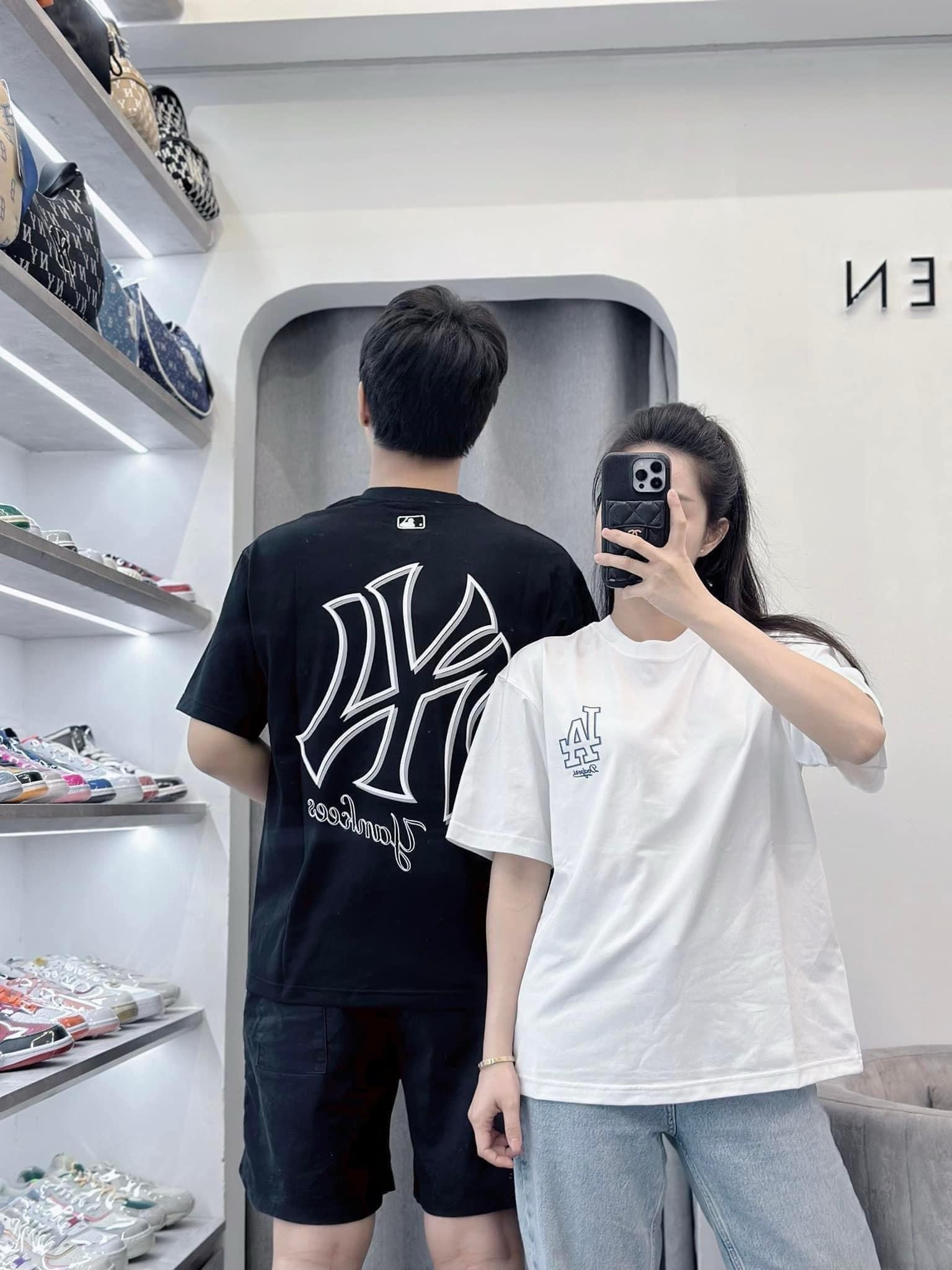 Áo Phông Unisex MLB _L.A & N.Y  size 45-80kg