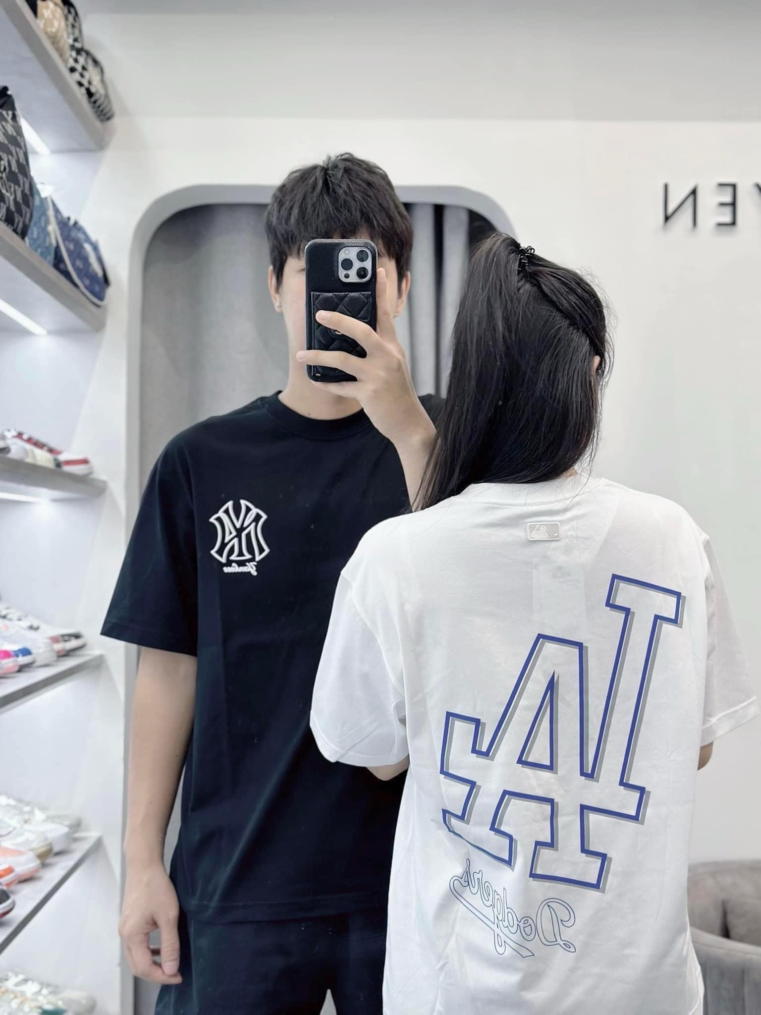 Áo Phông Unisex MLB _L.A & N.Y  size 45-80kg