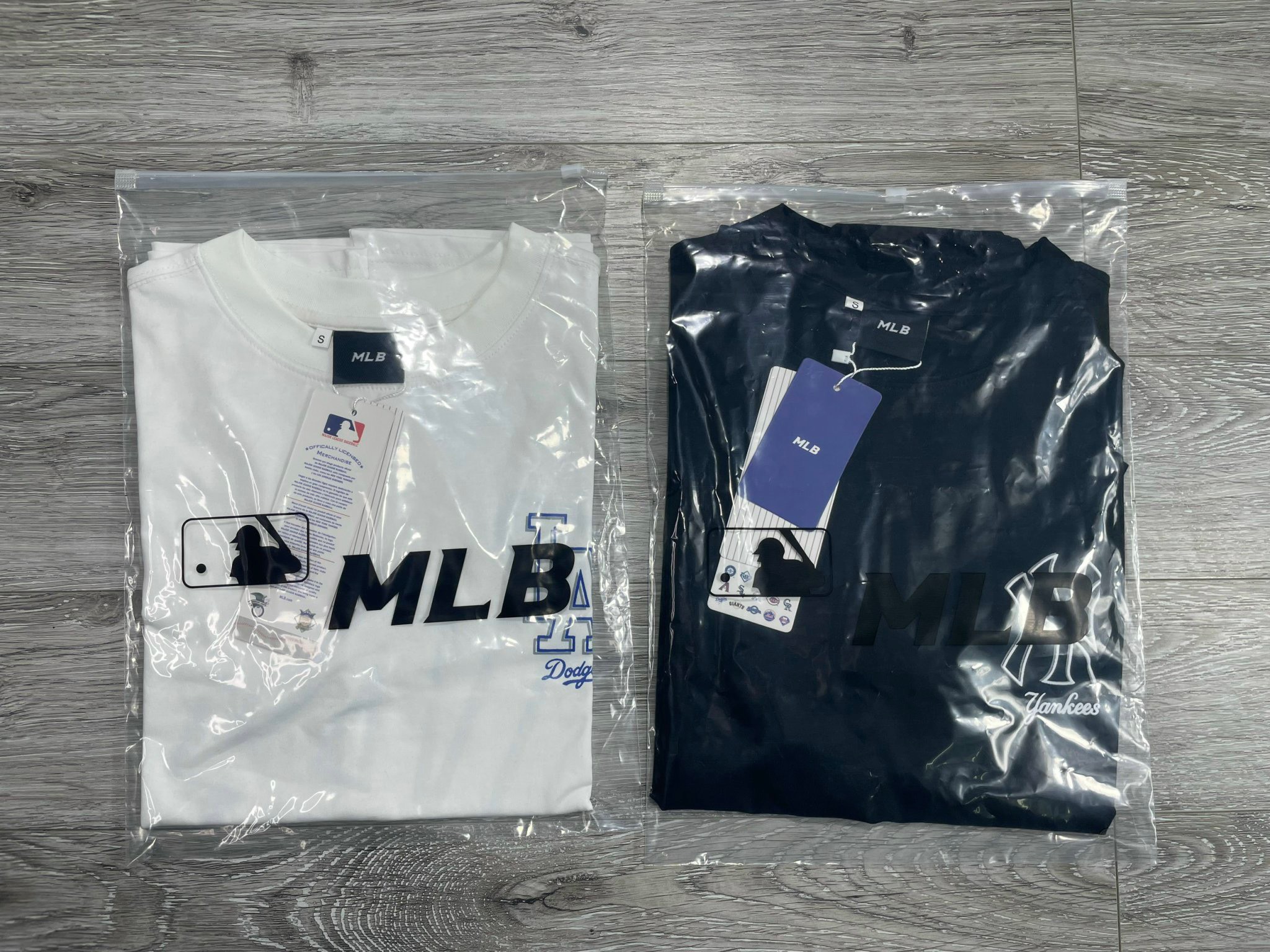 Áo Phông Unisex MLB _L.A & N.Y  size 45-80kg