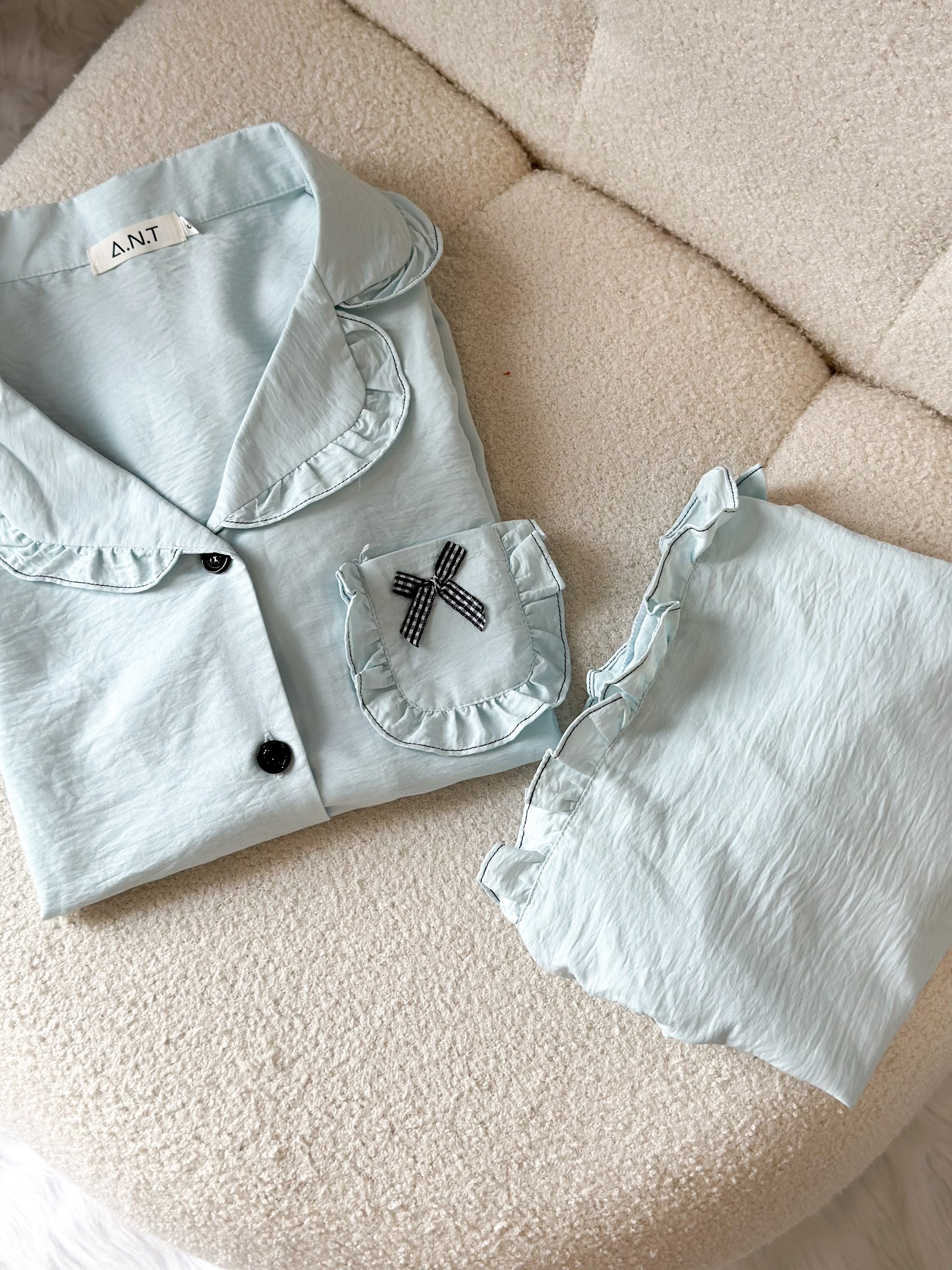 Bộ Pijama chất liệu thô đũi Nhật vải nhập khẩu siêu xinh yêu cho các nàng , từ 40-65kg , hàng thiết kế thương hiệu ANT_P04