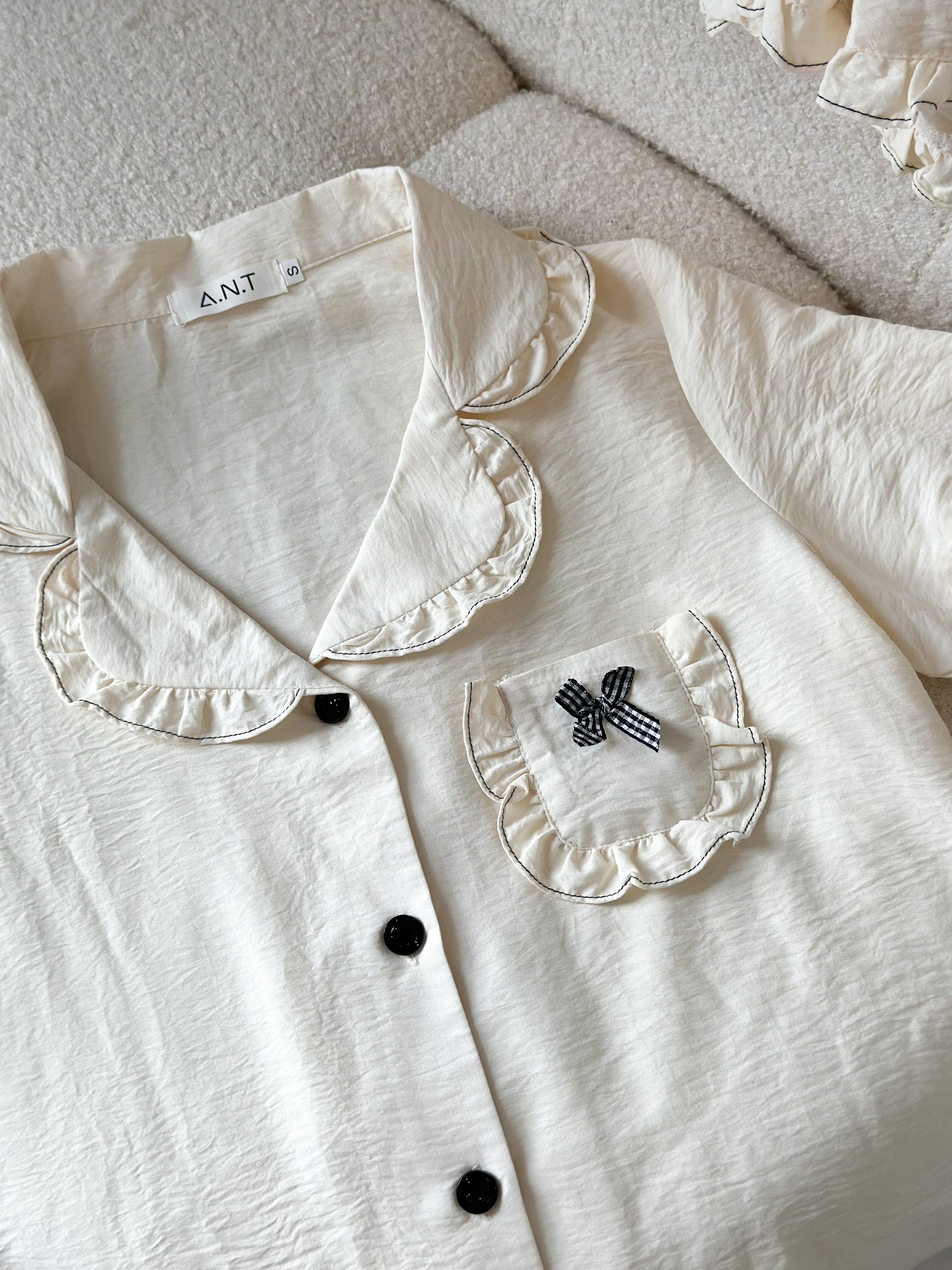Bộ Pijama chất liệu thô đũi Nhật vải nhập khẩu siêu xinh yêu cho các nàng , từ 40-65kg , hàng thiết kế thương hiệu ANT_P05