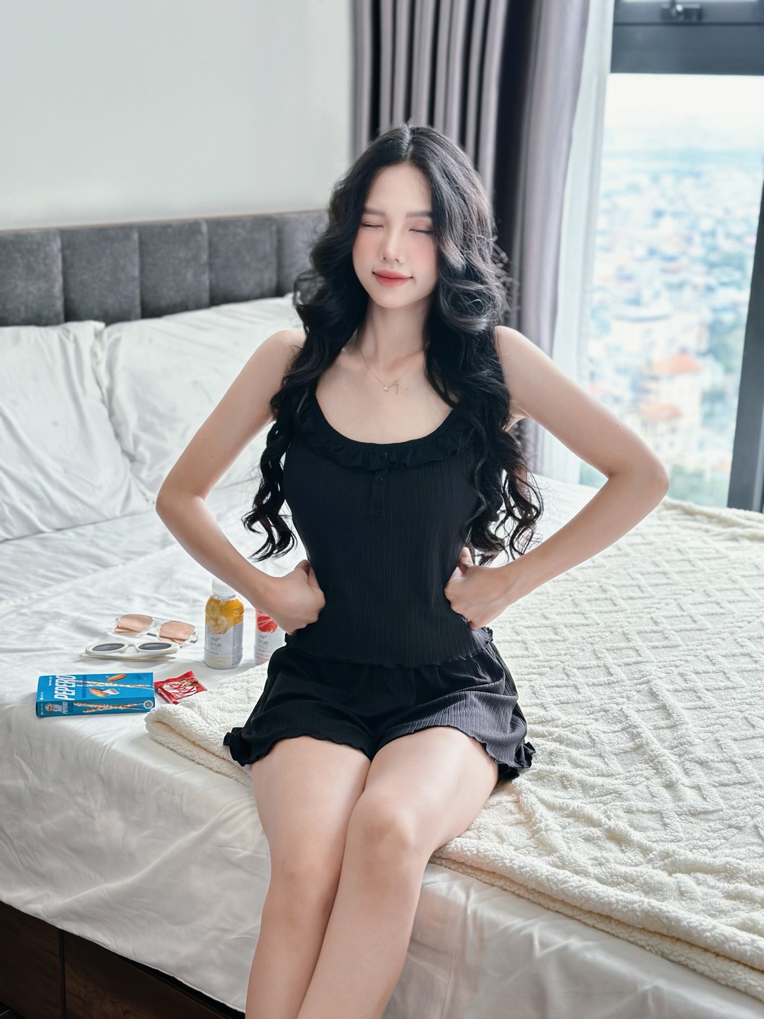 Bộ ngủ nữ 5 màu mềm mát mịn
