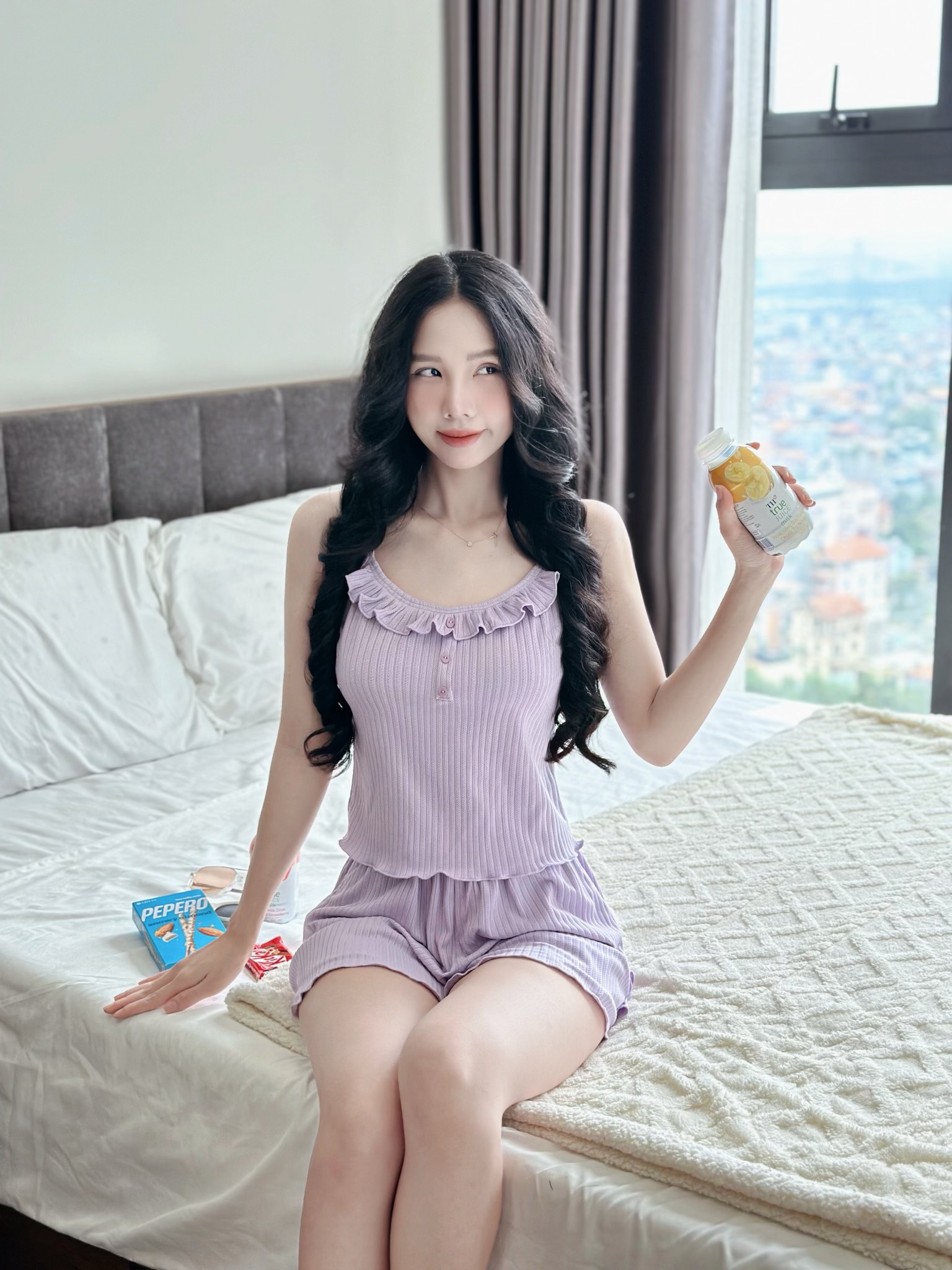 Bộ ngủ nữ 5 màu mềm mát mịn