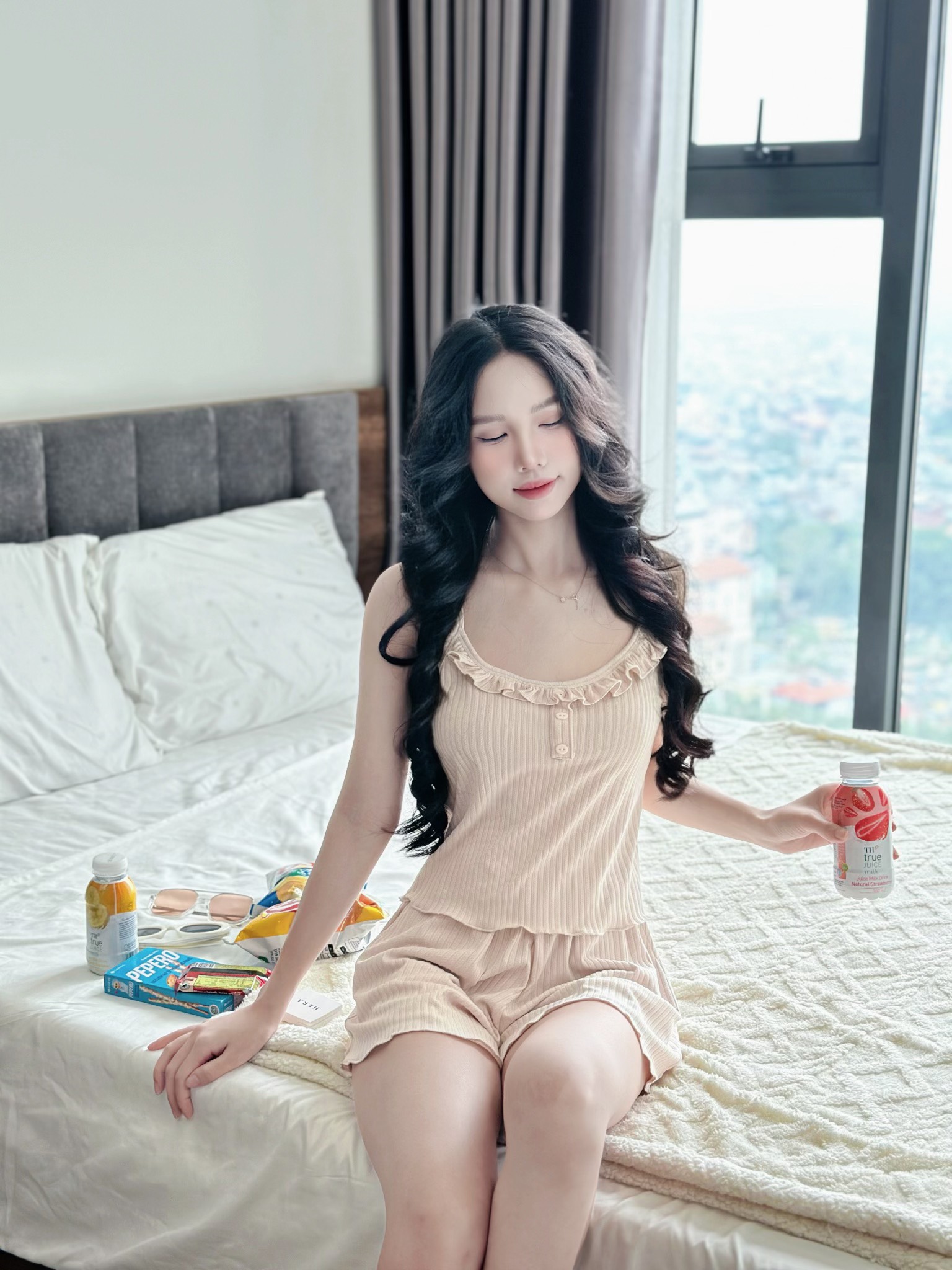 Bộ ngủ nữ 5 màu mềm mát mịn