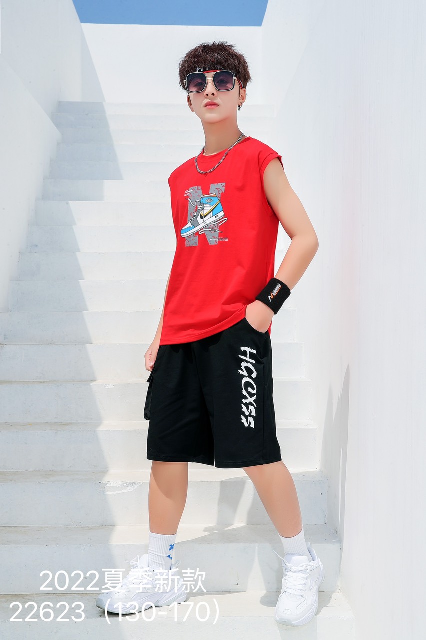 B22 - Bộ bé trai size đại mẫu Nike năng động cho bé từ 30-60kg