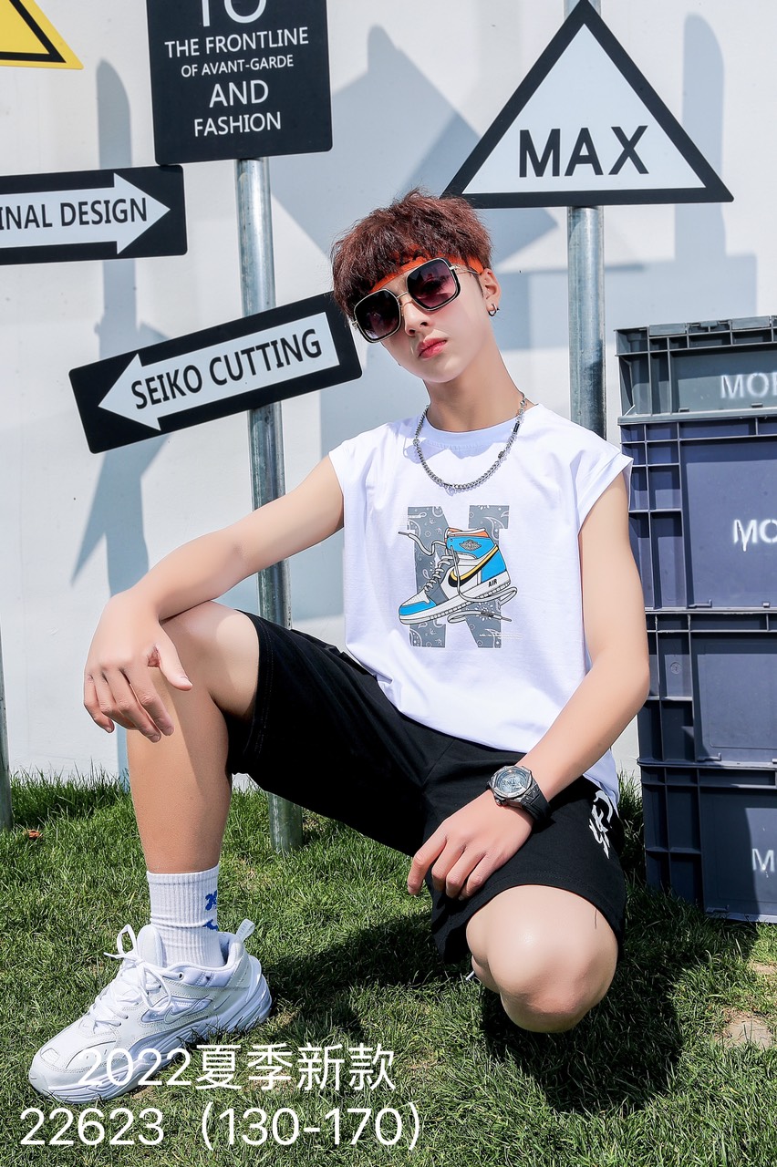 B22 - Bộ bé trai size đại mẫu Nike năng động cho bé từ 30-60kg