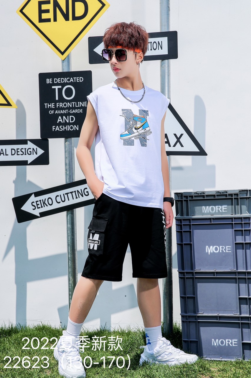 B22 - Bộ bé trai size đại mẫu Nike năng động cho bé từ 30-60kg
