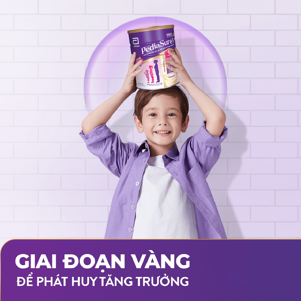 Pediasure vani 1,6kg Thực phẩm dinh dưỡng y học cho trẻ 1-10 tuổi
