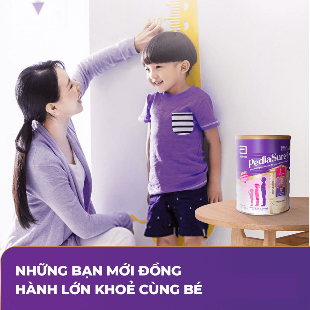 Pediasure vani 1,6kg Thực phẩm dinh dưỡng y học cho trẻ 1-10 tuổi