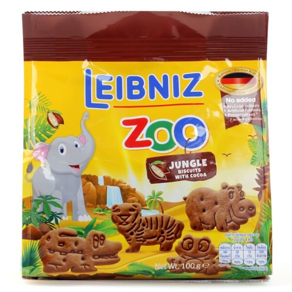Bánh qui hình thú Bahlsen Zoo 100g