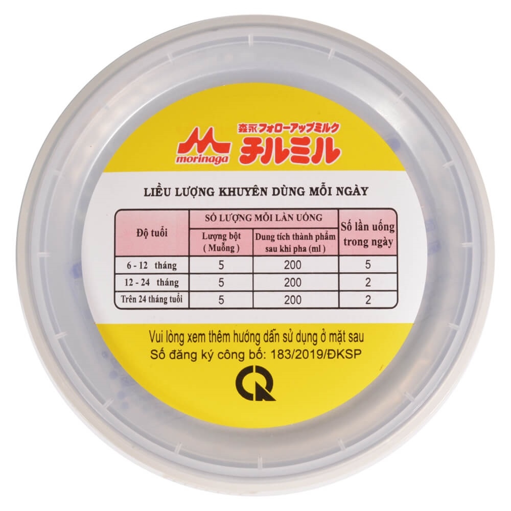 Sữa Morinaga số 2 850g (Chilmil, 6-36 tháng)