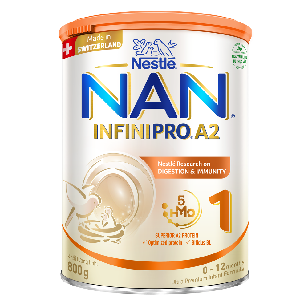 Sữa NAN INFINIPRO A2 800g số 1 (0-1 tuổi)