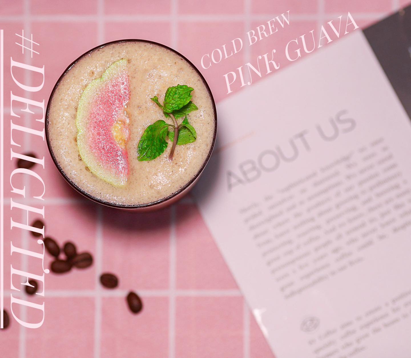 Đắm chìm trong hương vị ngọt ngào của Cold Brew Ổi hồng