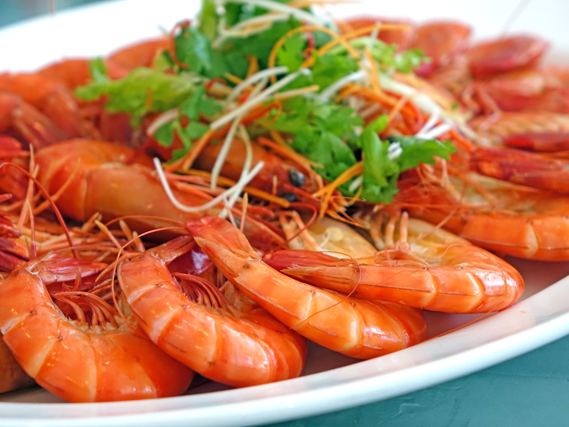 Tôm sú hấp xuất khẩu, nguyên con Size 21/25, NW 340g (Khay)