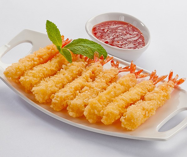 Tôm tẩm bột Tempura Size 34g, NW 340g (Khay)
