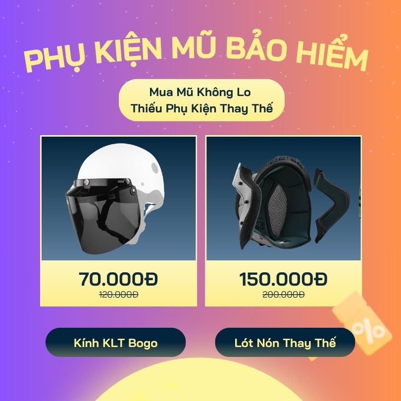 Phụ Kiện Mũ Bảo Hiểm