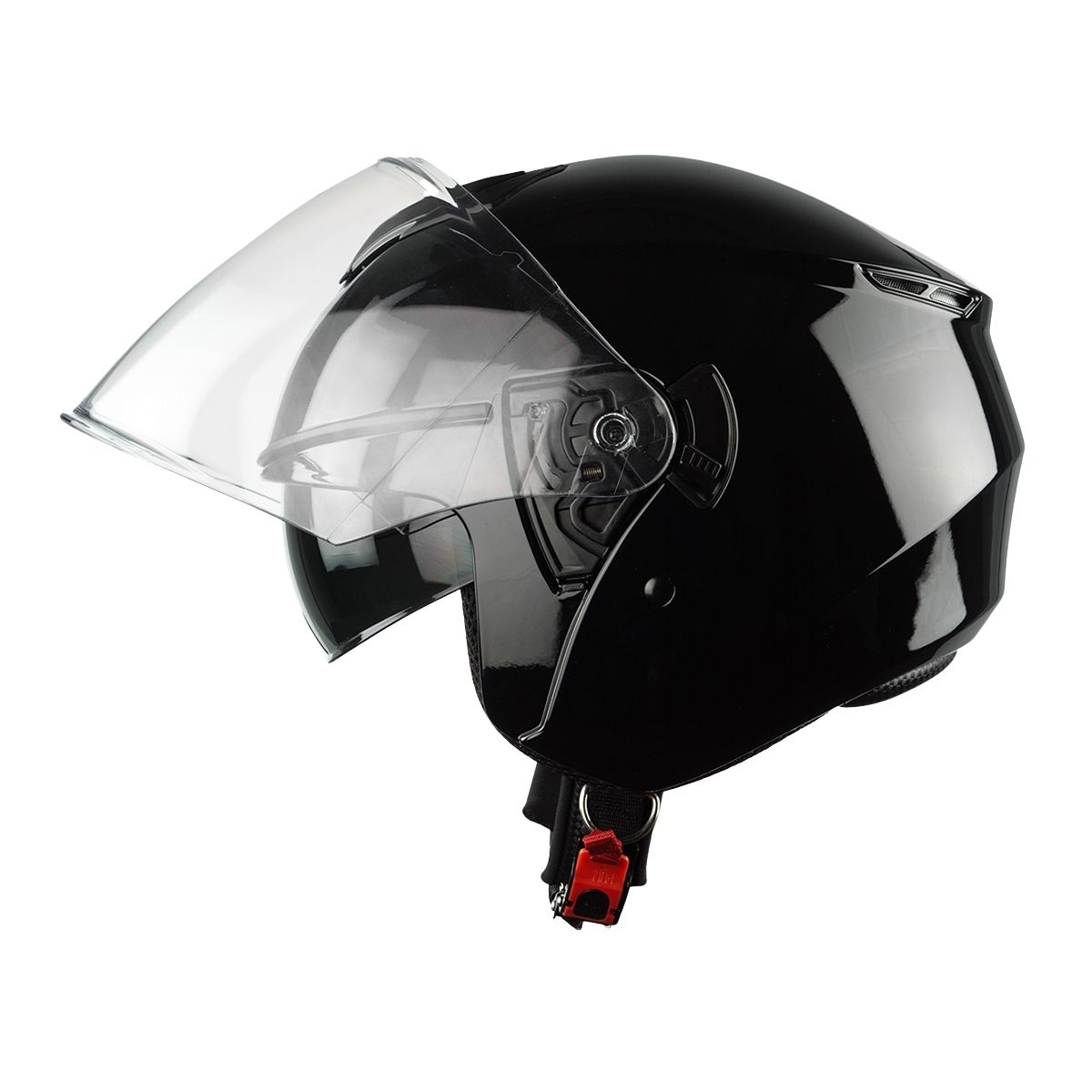 Mũ bảo hiểm 3/4 Royal M789 2 kính – Màu đen bóng, chính hãng Royal Helmet
